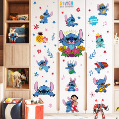 HeyAlpha kid-room sticker-set featuring Stitch design for nurseries and playrooms