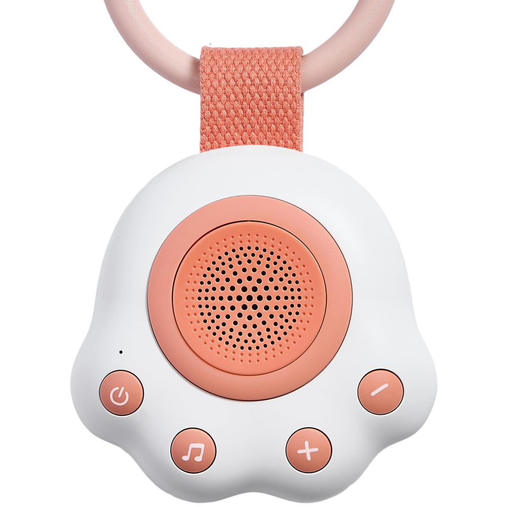 HEYAXA portable sound machine front view with cat paw design for soothing baby sleep