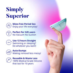 HeyHera period disc no-vacuum design reduces mess