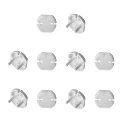 Heyiarbeit outlet covers 2-hole white protect outlets from curious toddlers