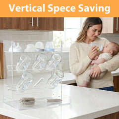 Heyrelda anti-tip base supports heavy bottles for safe use.