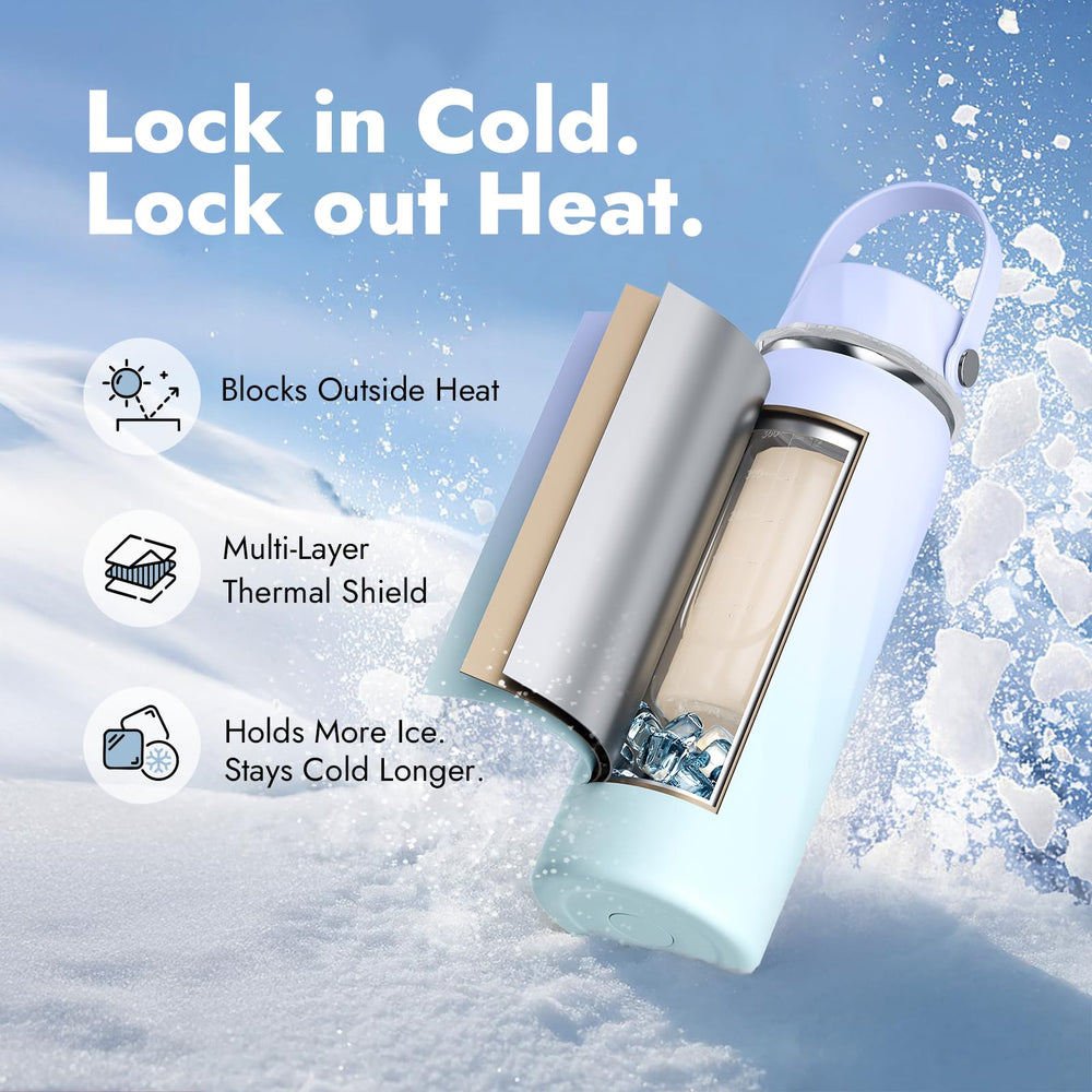 HEYTRIP bottle with wide mouth for easy pouring and cleaning.