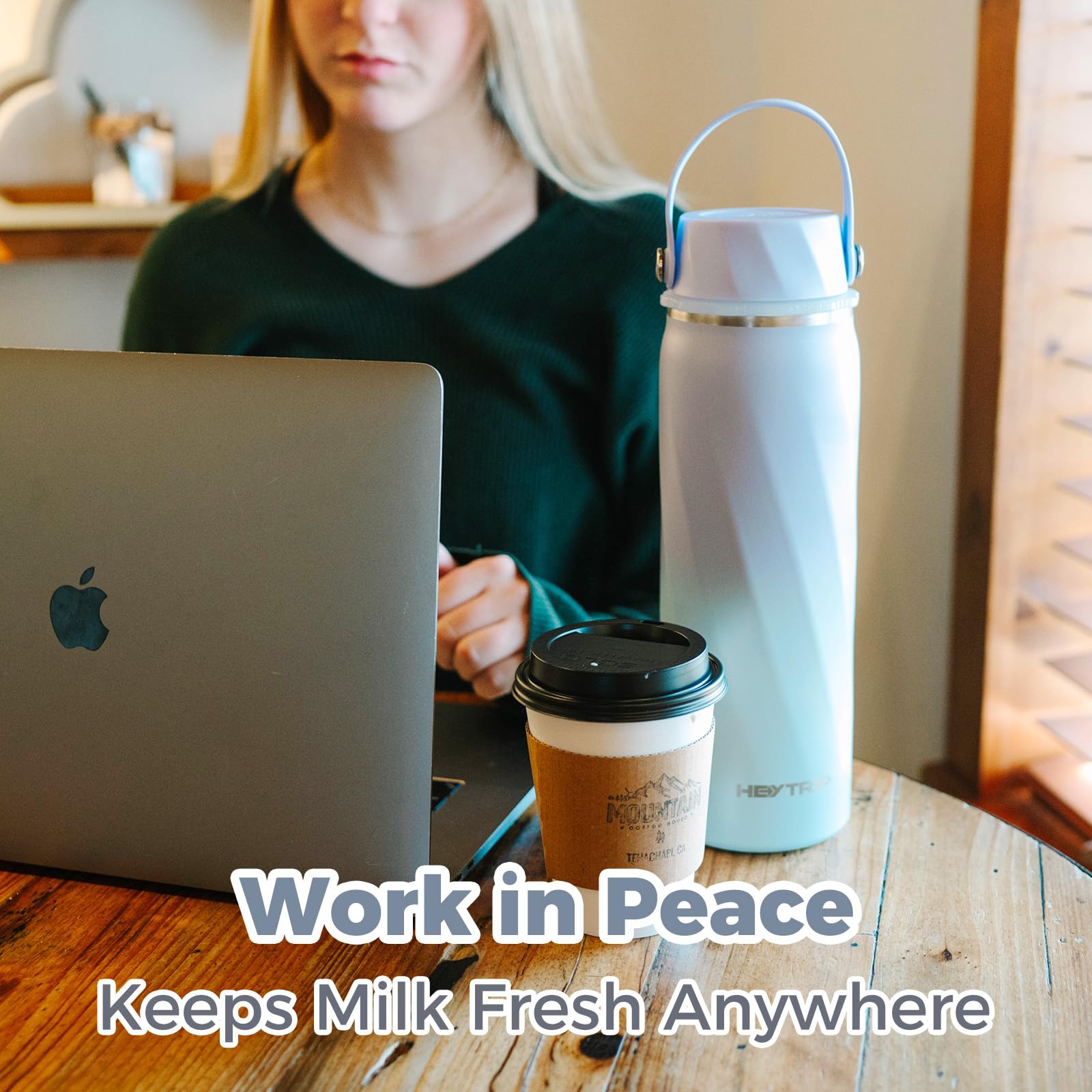 HEYTRIP stickers and accessories personalize your breastmilk cooler.
