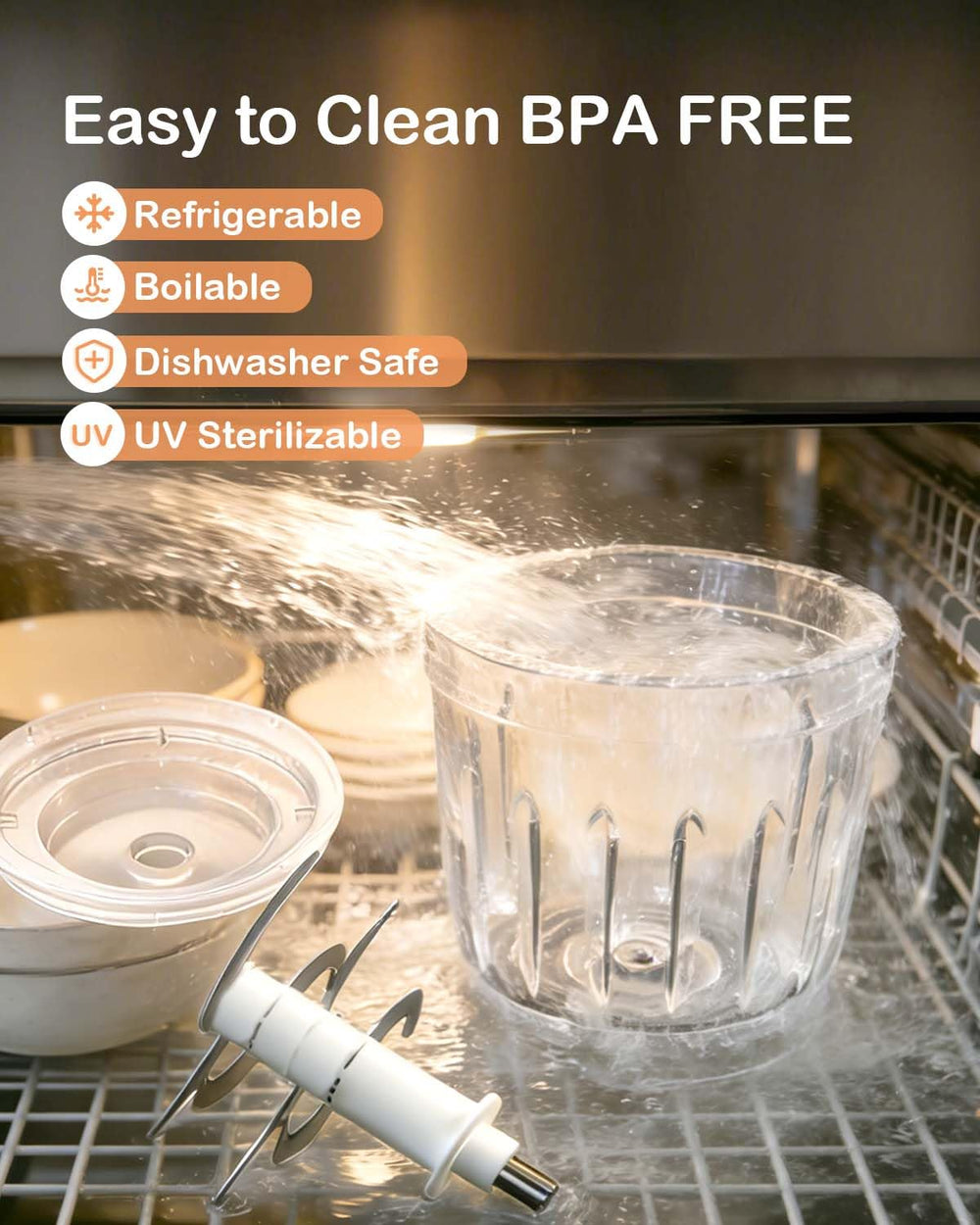 Heyvalue dishwasher-safe design for easy cleaning after meals