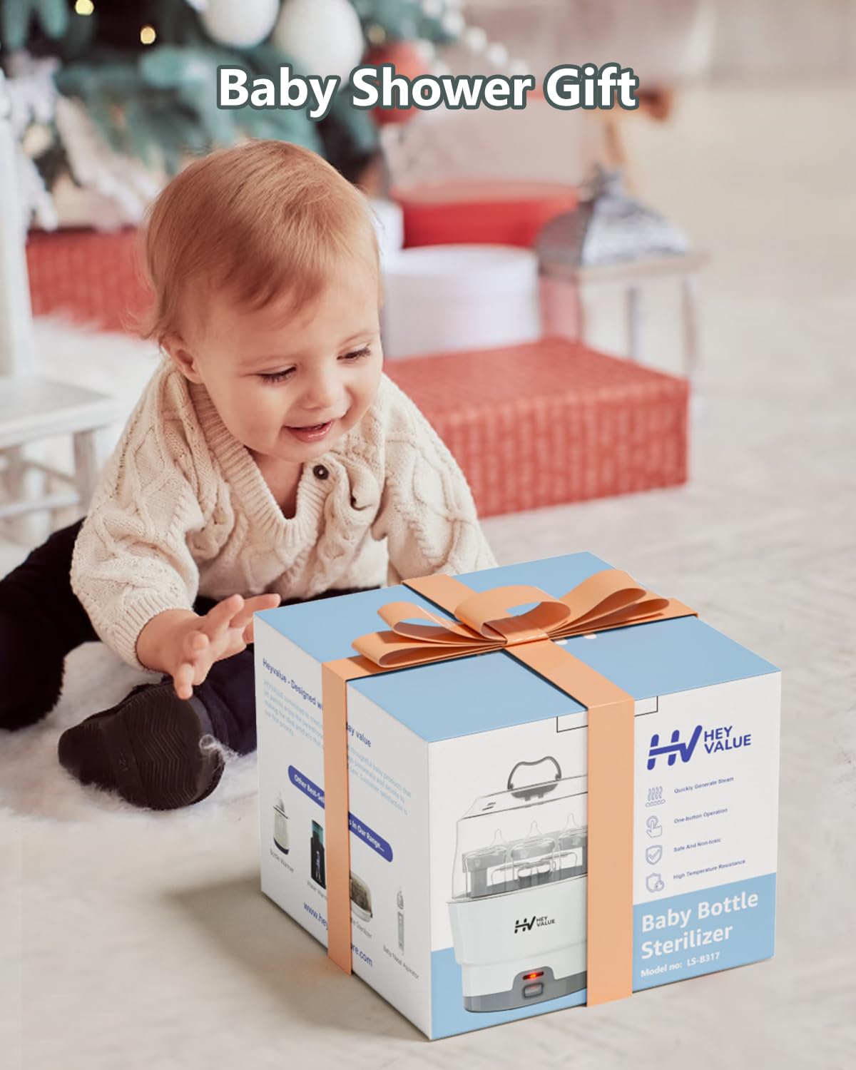 HEYVALUE Ease-Steam auto shut-off prevents overheating during cycles.