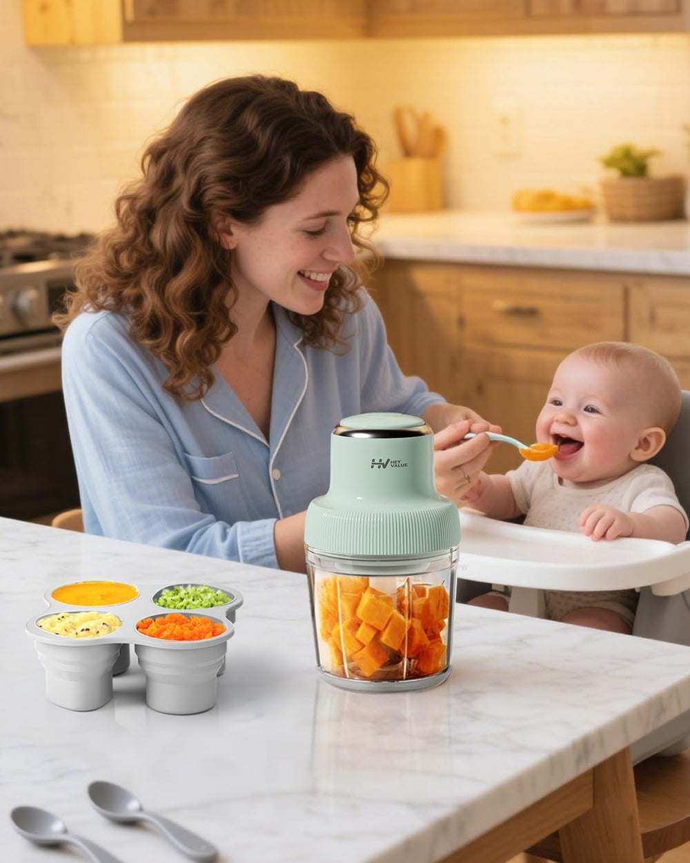 Heyvalue family-flavor concept encourages varied baby meals