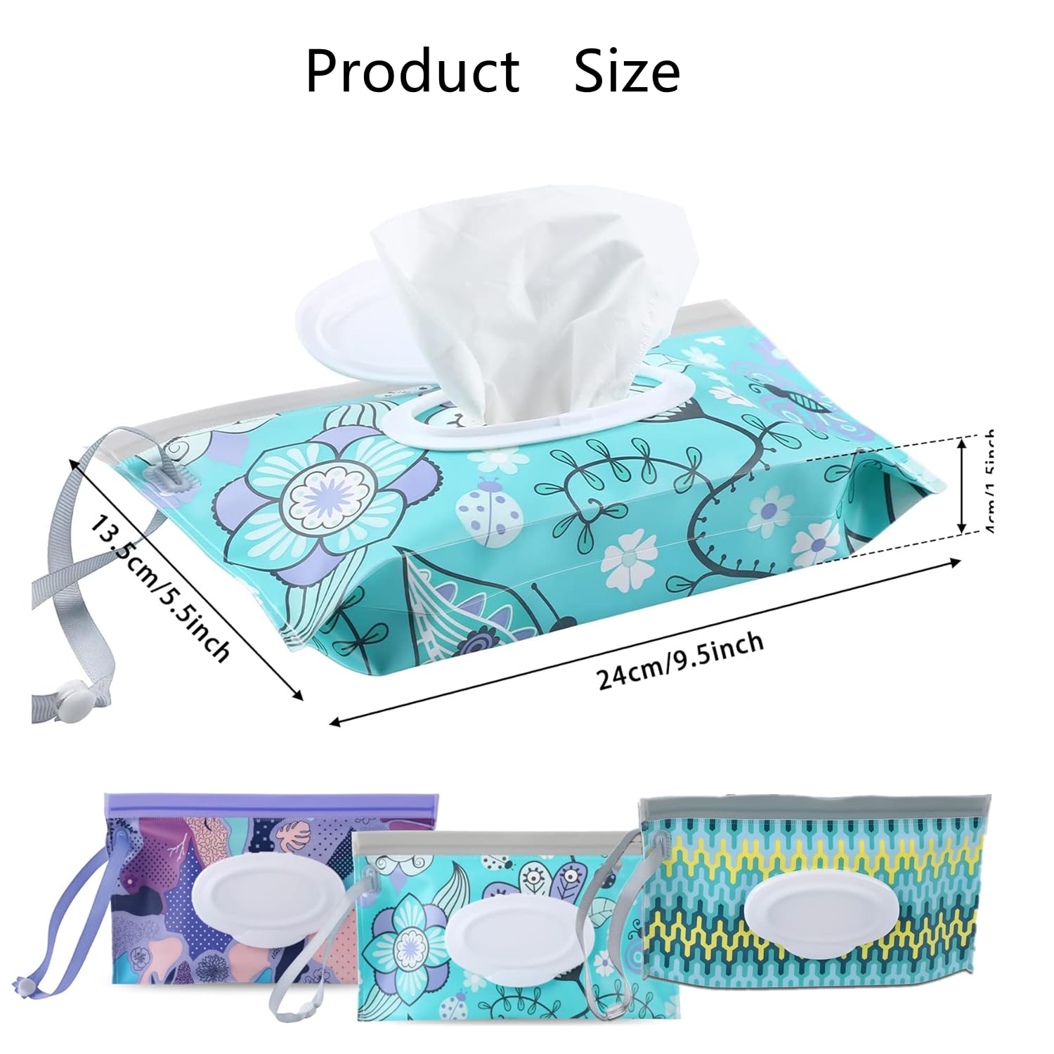 HFHungkeong wipes pouch portable design ideal for travel, car, and outdoor use.