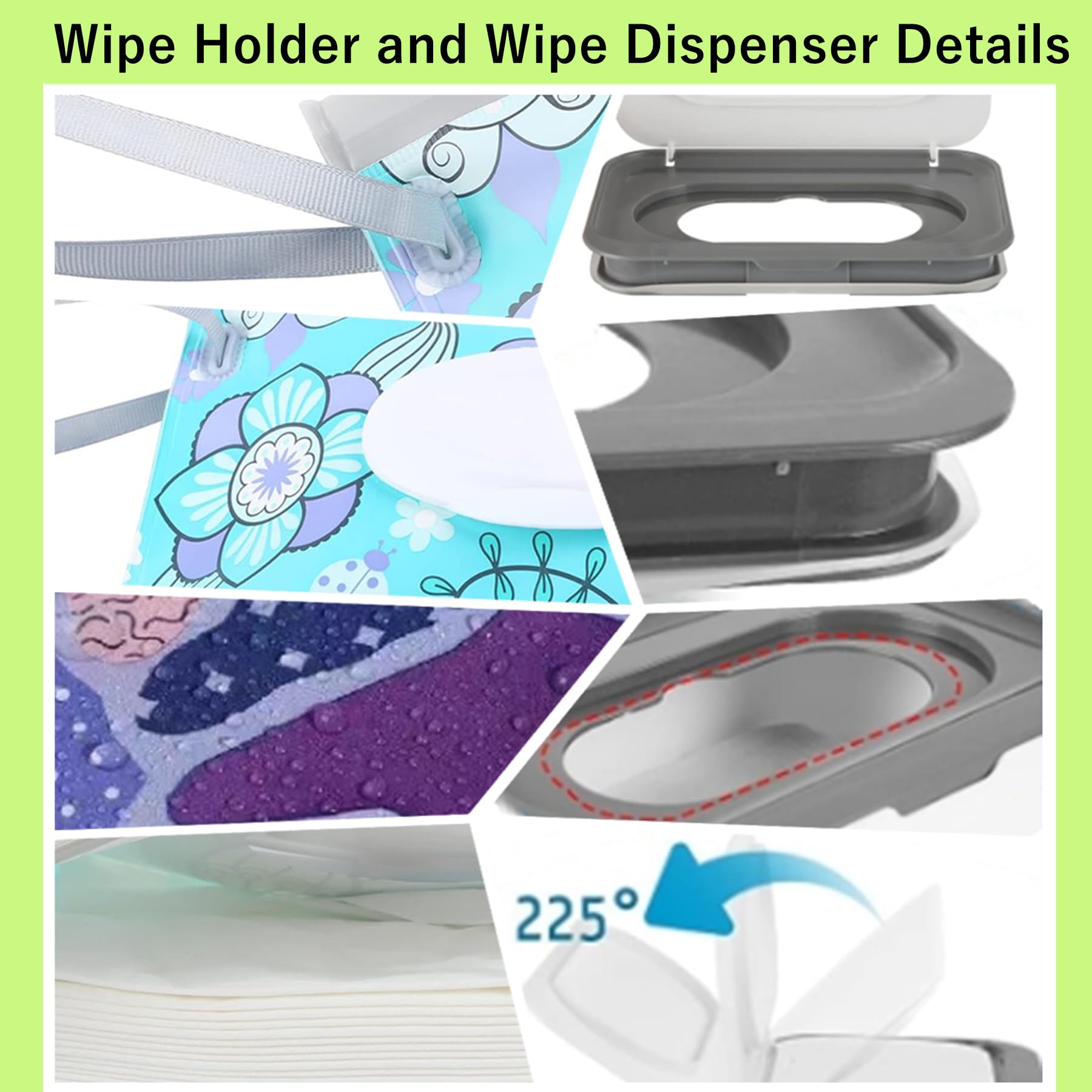 HFHungkeong wipes dispenser closed lid with refill area