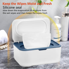 HFHungkeong wipes dispenser in white-blue suits any room style