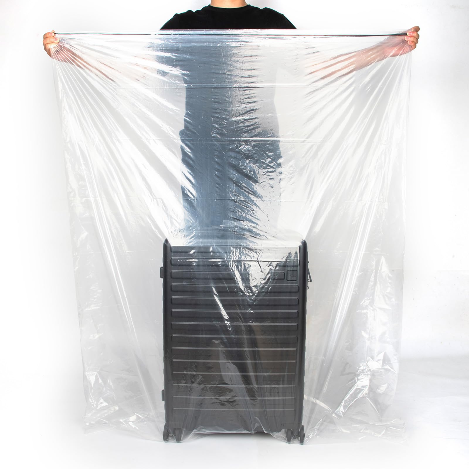 HFKPJRT blanket and toy storage bag shows transparent material for quick identification.
