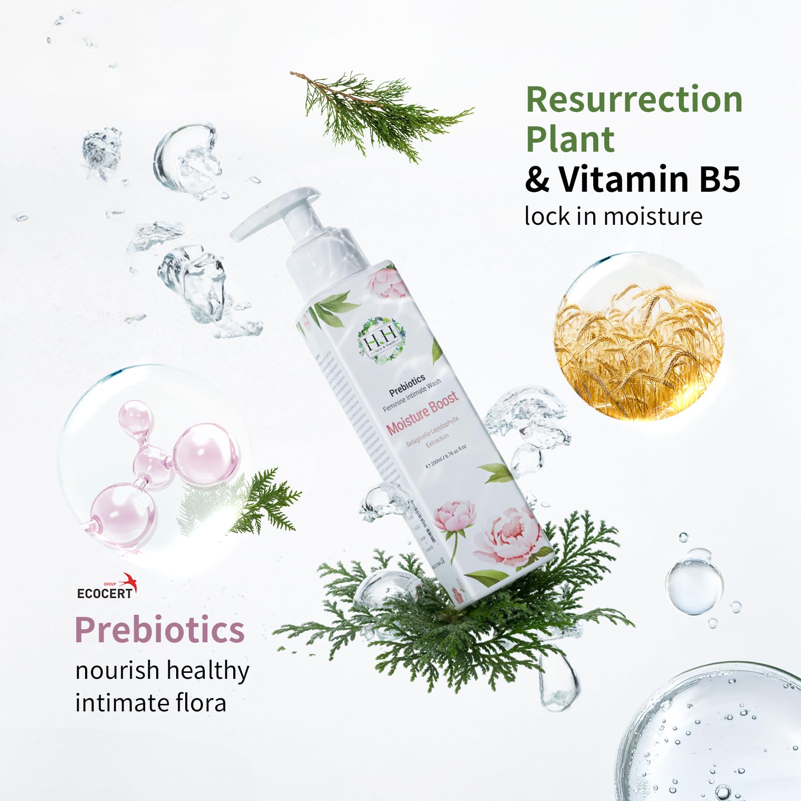 HH Herb & Health Deodorant Spray in action for all-day freshness.