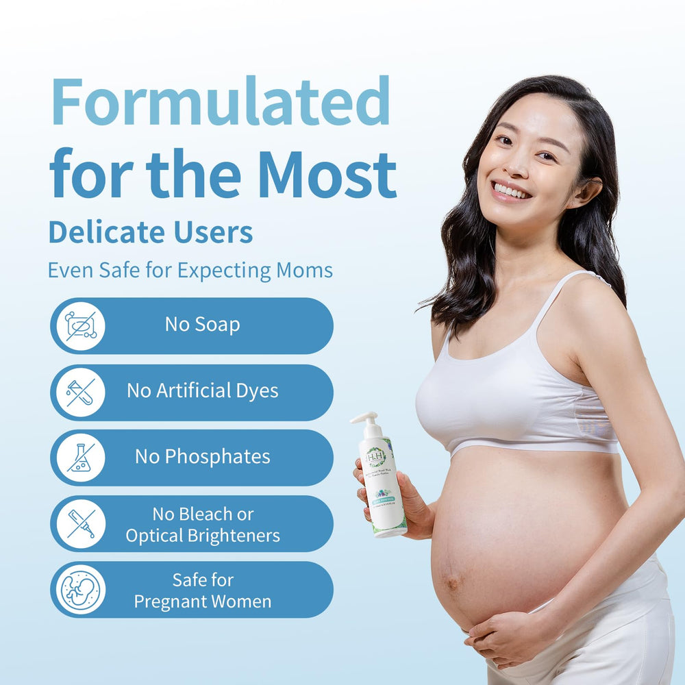 Complete care set image shows two products for daily intimate care.