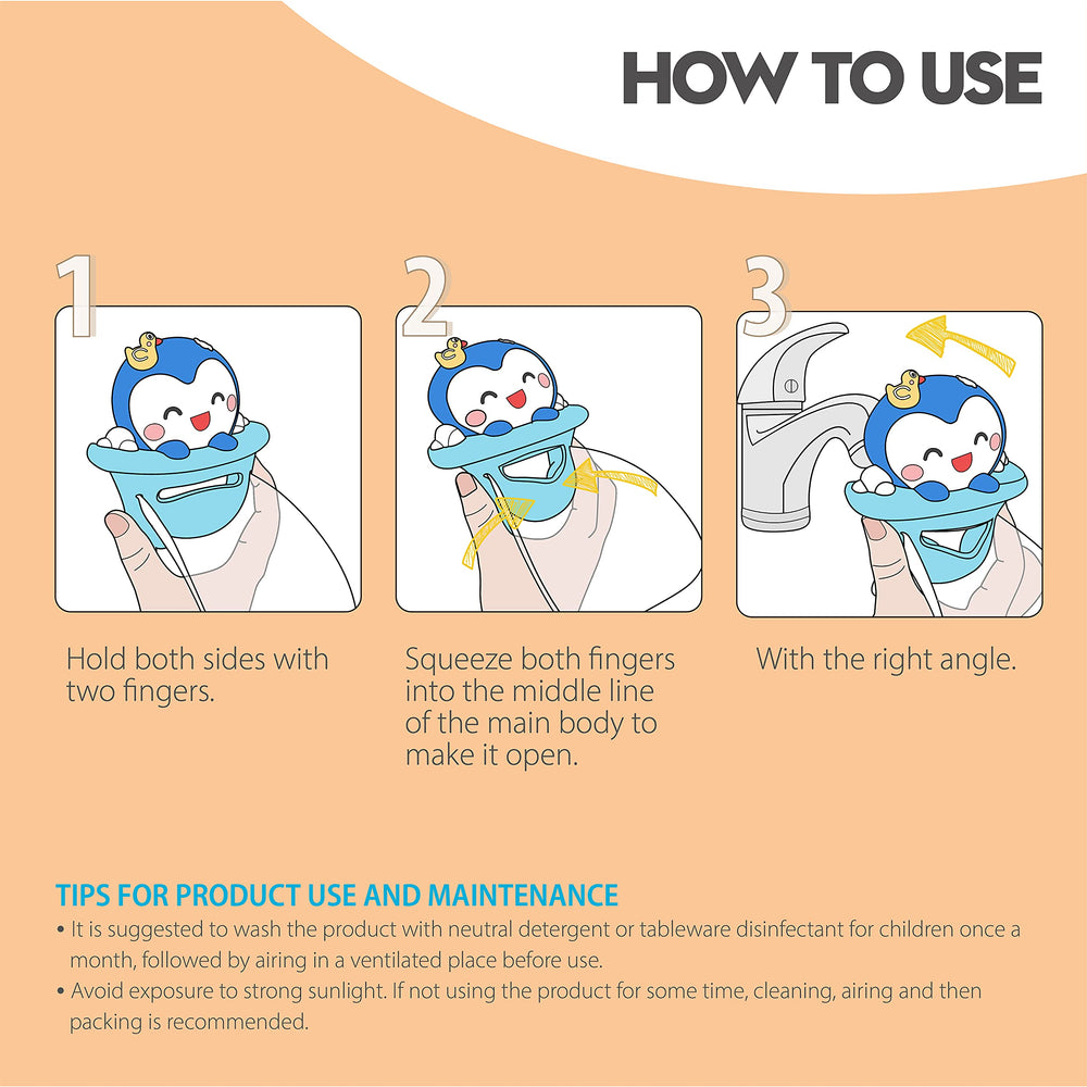 hhf penguin faucet extender portable and travel-friendly