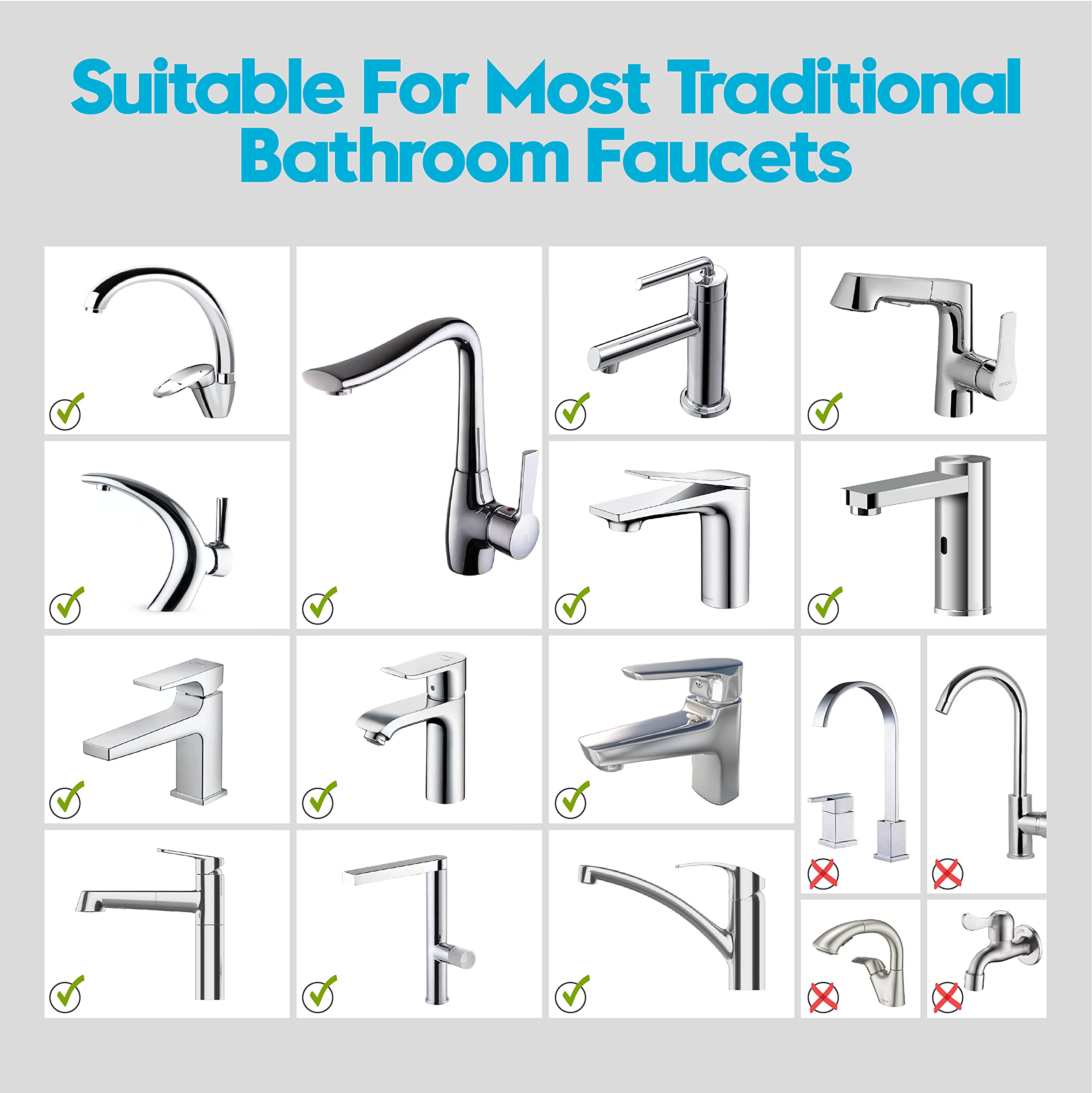 hhf penguin faucet extender directs water stream to kids' hands