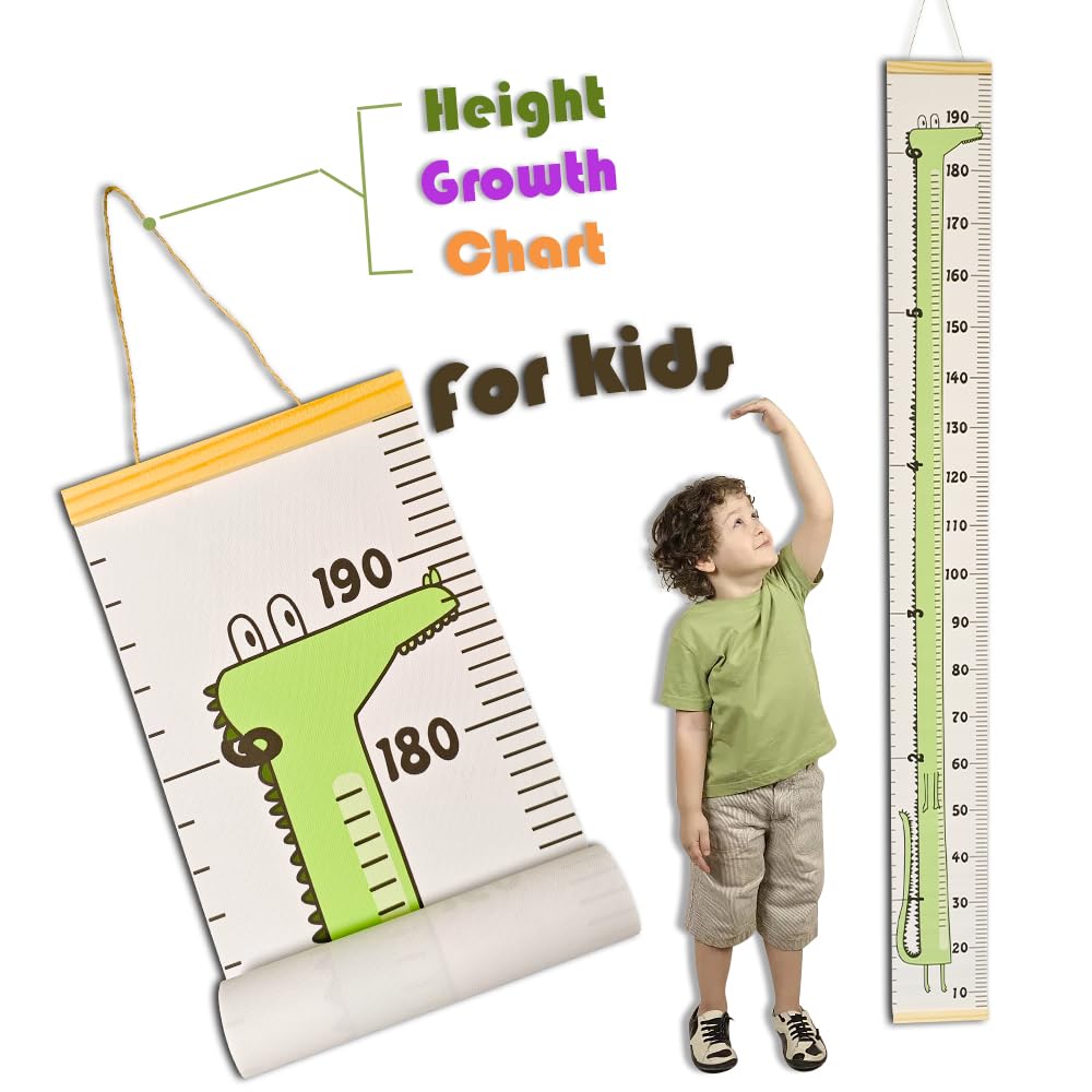 HHSSALIN Outivity growth chart in a child's room for milestone reminders