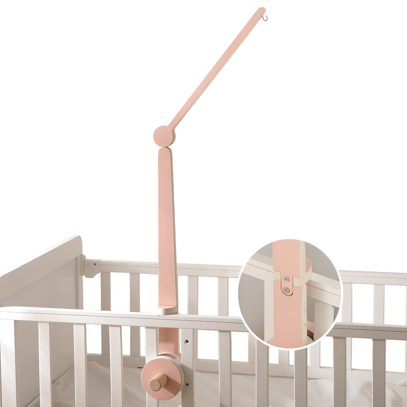 HI BABY MONMENT crib mobile arm with adjustable height for versatile crib setups.