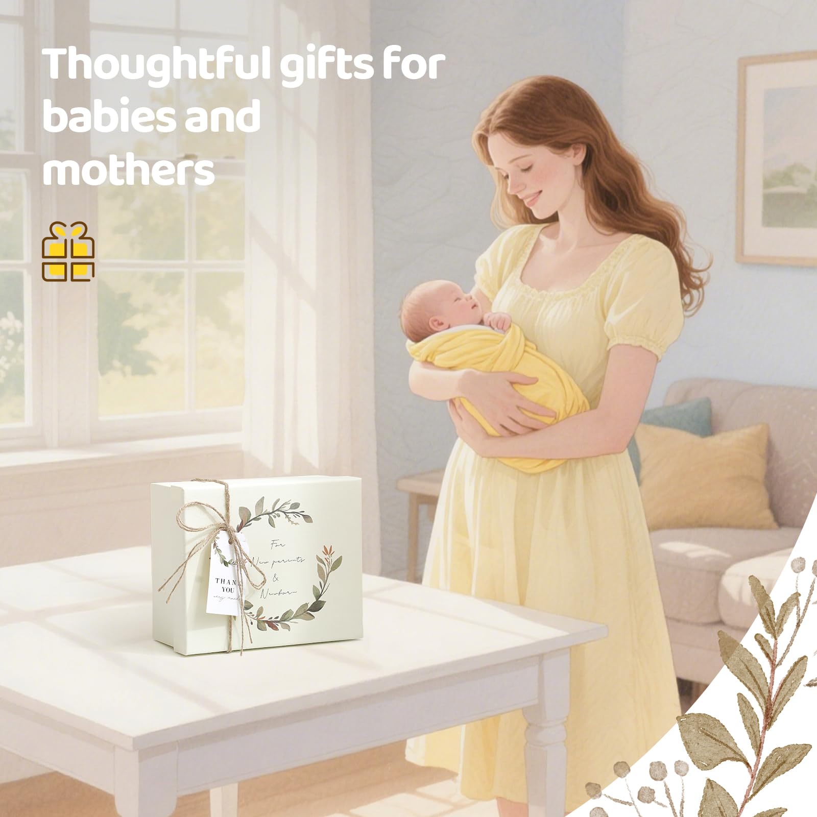 HI BABY MONMENT Gift box presents a complete, ready-to-send surprise.
