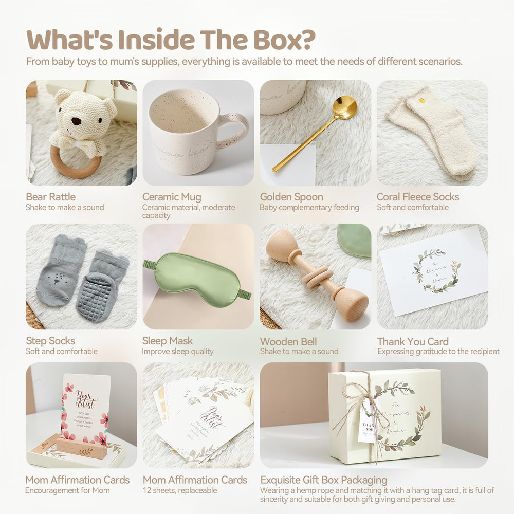 HI BABY MONMENT Wooden Stand for easy display of daily affirmations.