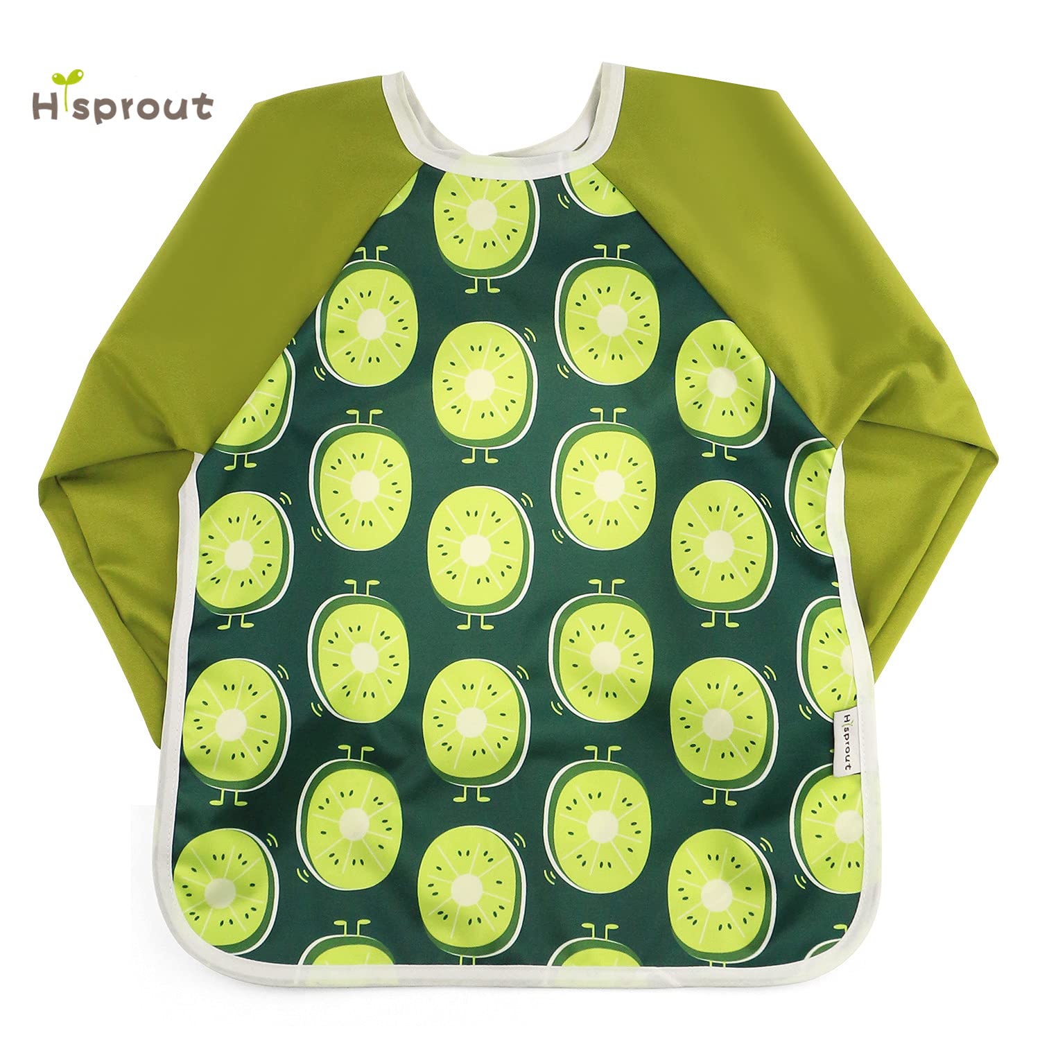 Hi Sprout bib with adjustable Velcro closure for secure fit.