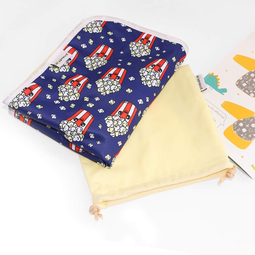 Hi Sprout art-smock style bib ideal for painting and crafts.