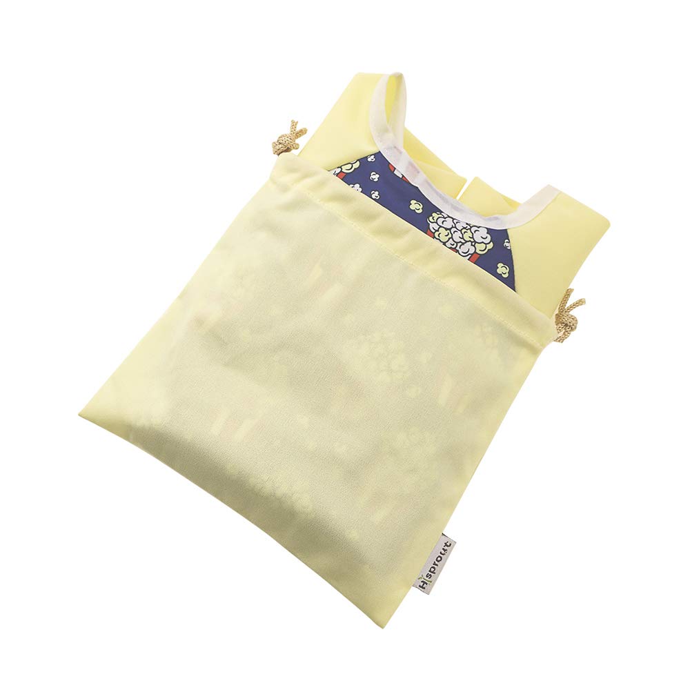 Hi Sprout baby bib helps contain stains during meals for 6-24 months.