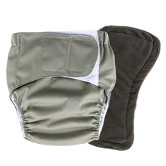Hi Sprout reusable underwear gray with skin-friendly layer for sensitive skin comfort.