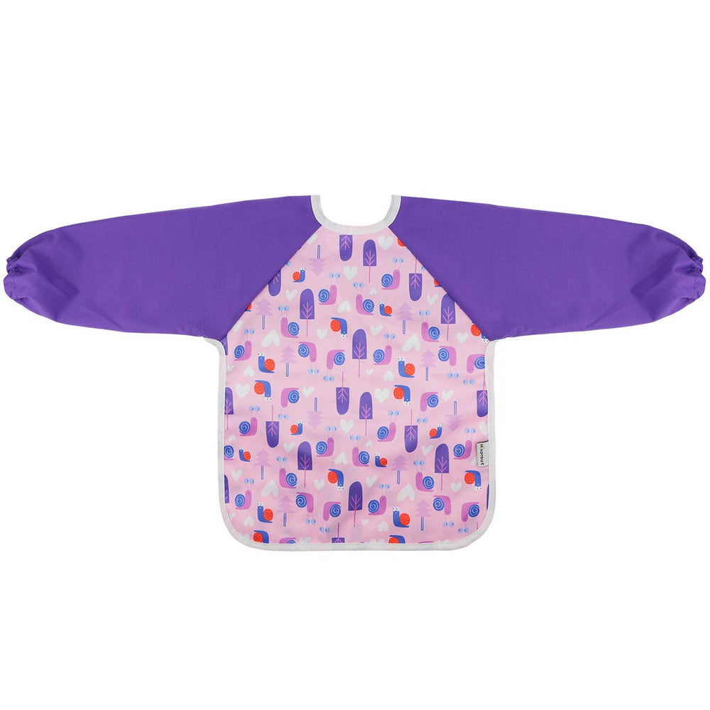 Hi Sprout Snails bib provides full coverage for 6-24 months.