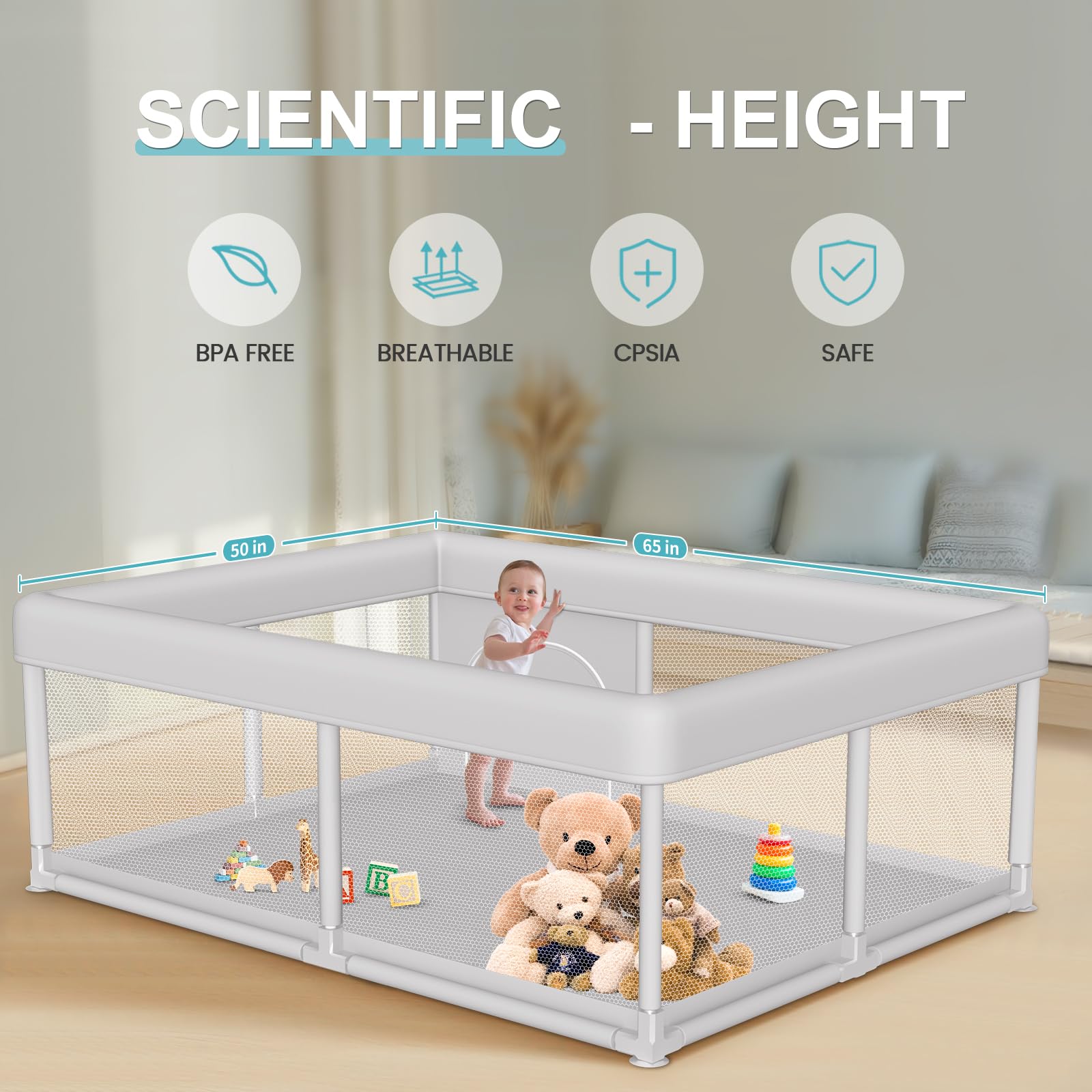 Hiaksedt easy-clean design allows quick maintenance after play.