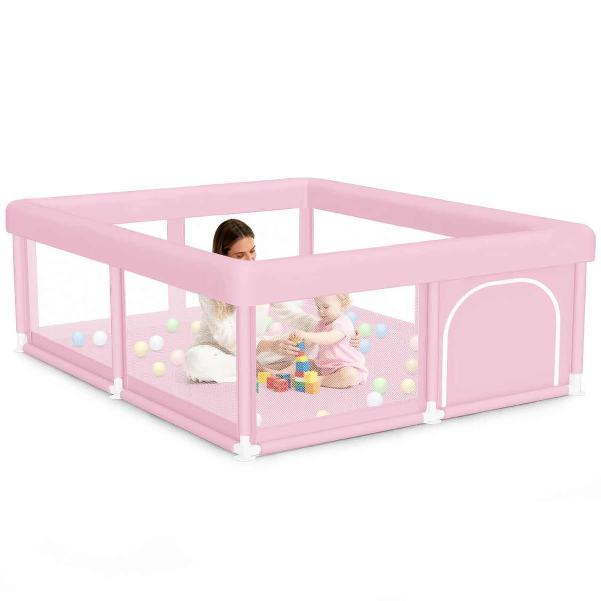 Hiaksedt large playpen 50x50 space for babies, spacious and safe for playtime