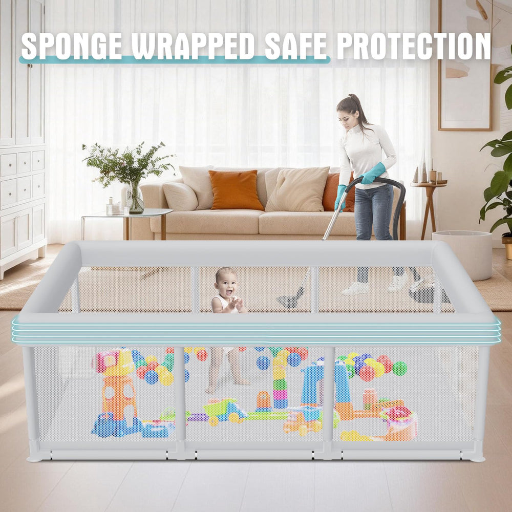 Hiaksedt padded top design cushions little bumps during play.