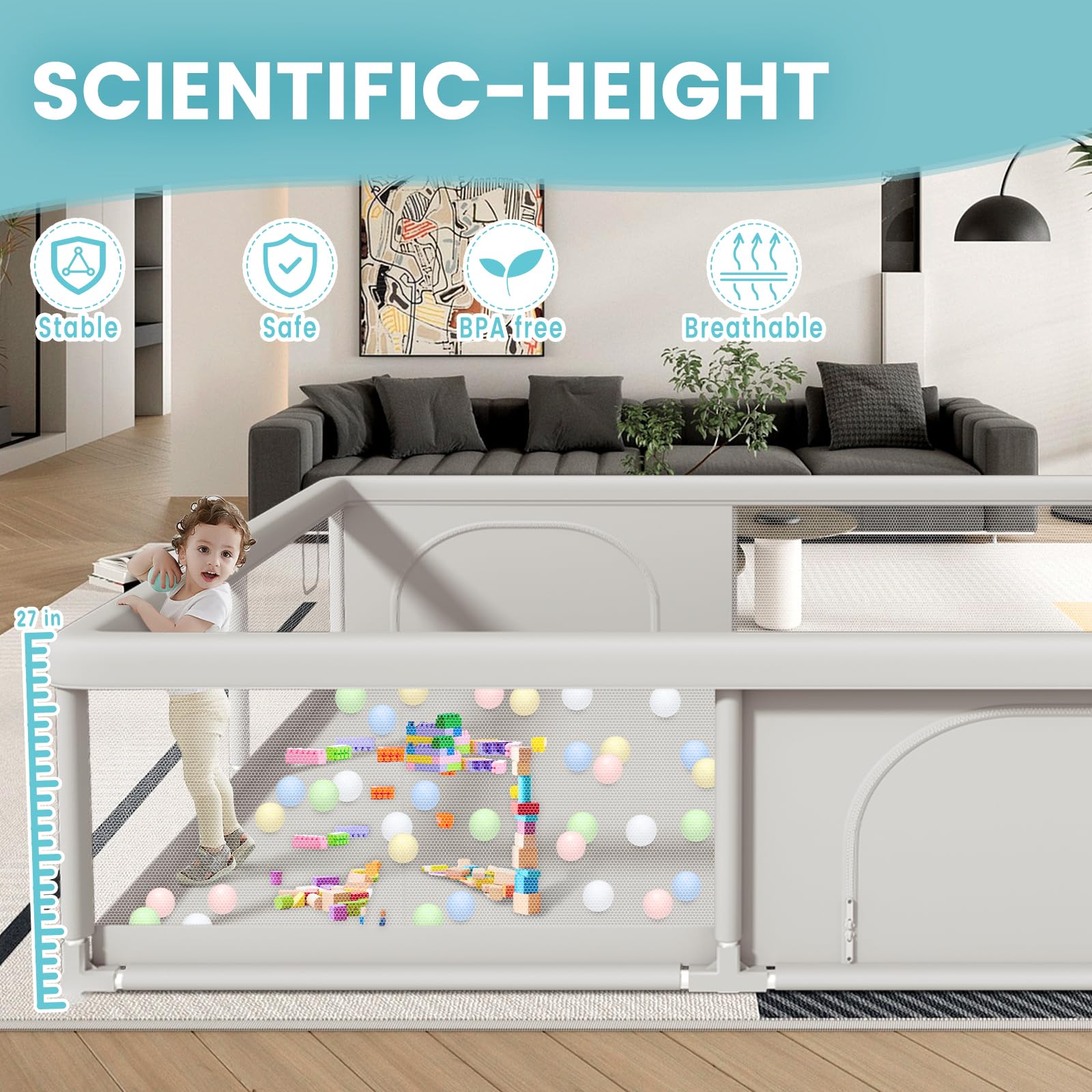 Hiaksedt easy-cleaning surface lets you wipe away messes quickly.