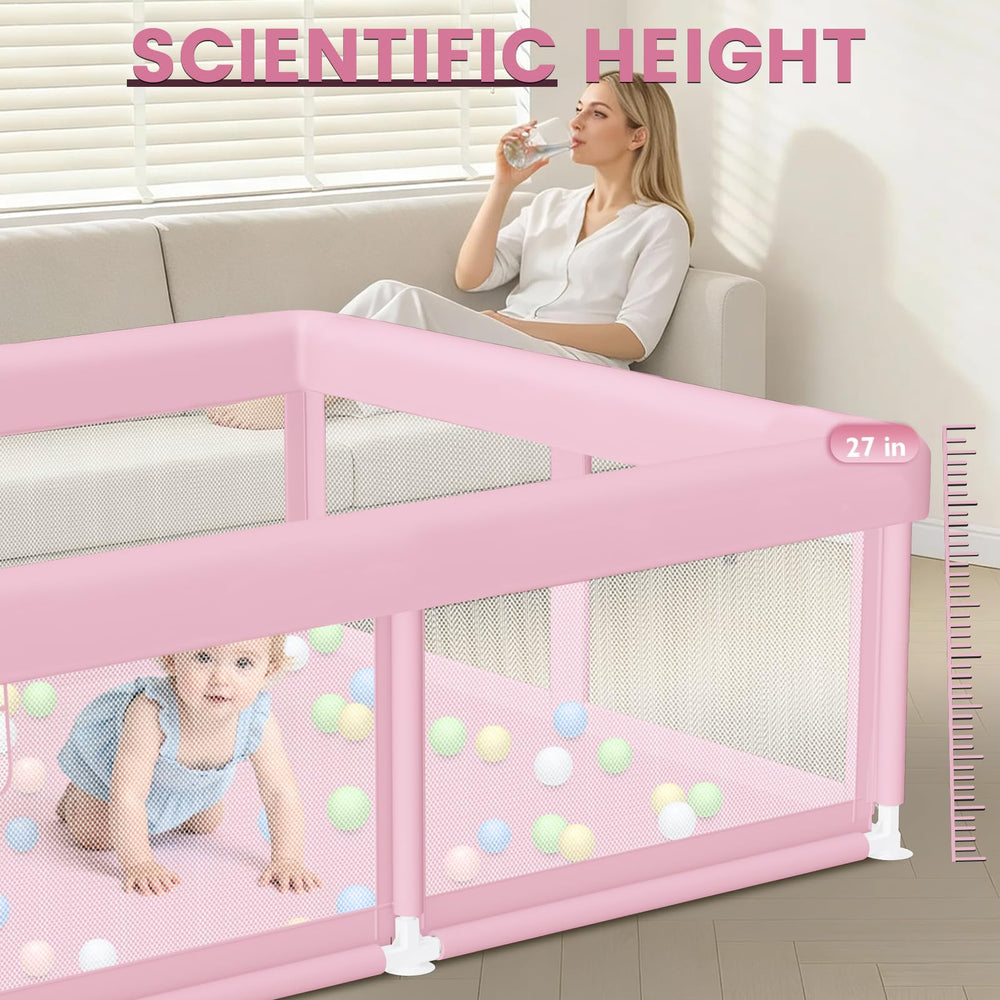 Hiaksedt soft pink fabric cushions protect knees during play