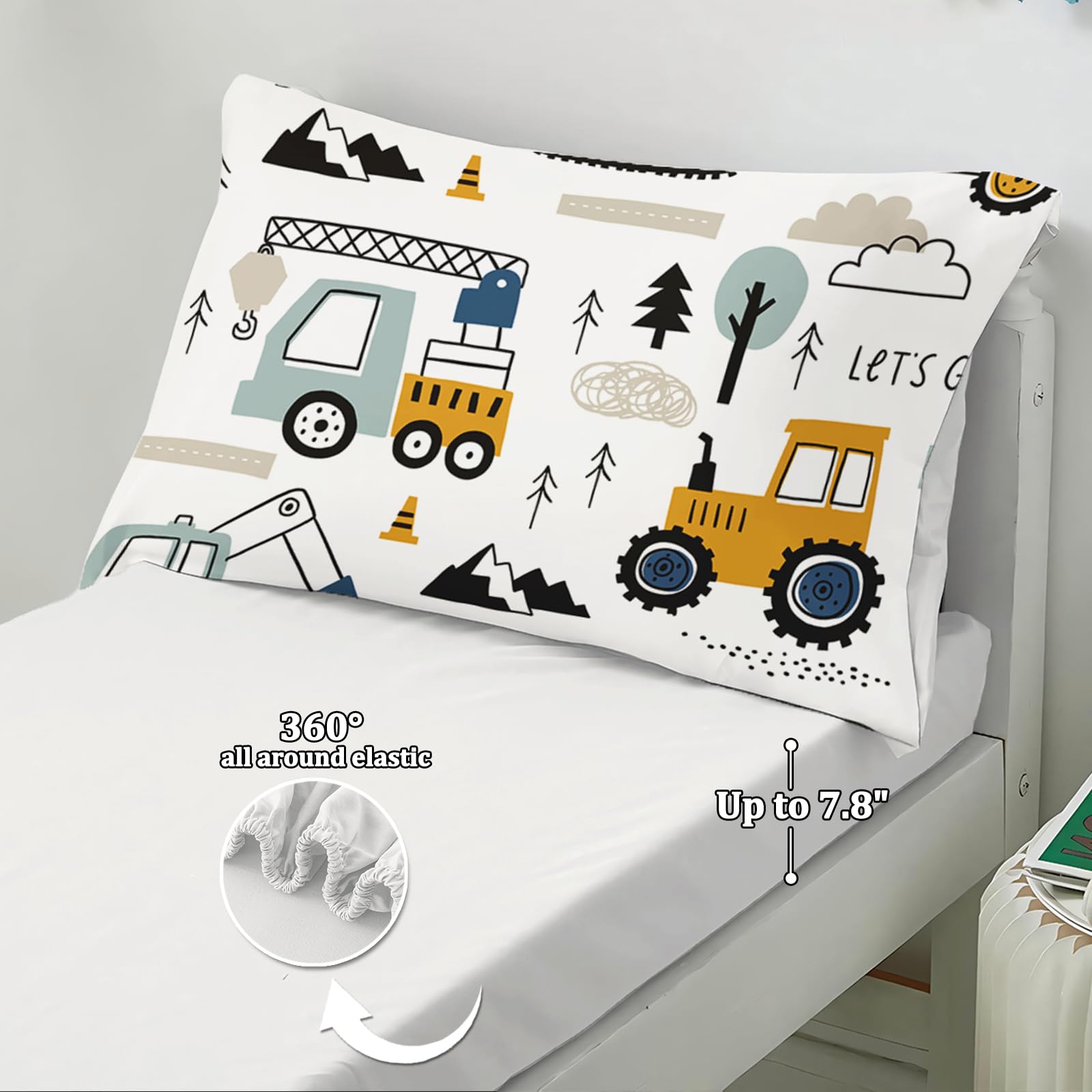 HICAND 4-piece set completes a coordinated kid-friendly bedroom look