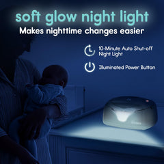 Hiccapop wipe warmer arrives in a gift-box, ready for new-parent gifting.