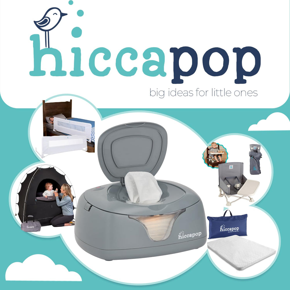 Hiccapop wipe warmer in its gift-ready packaging makes a thoughtful baby gift.