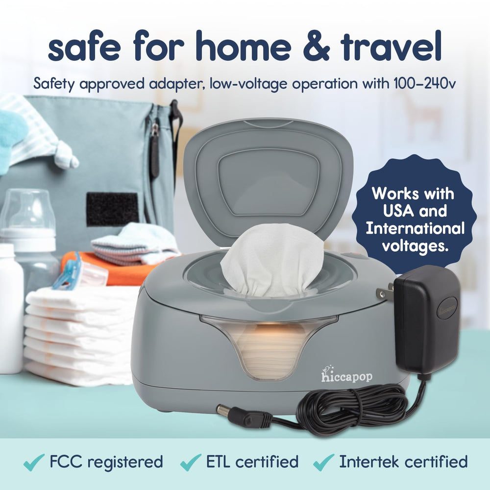 Hiccapop high-capacity case holds a week’s worth of wipes.