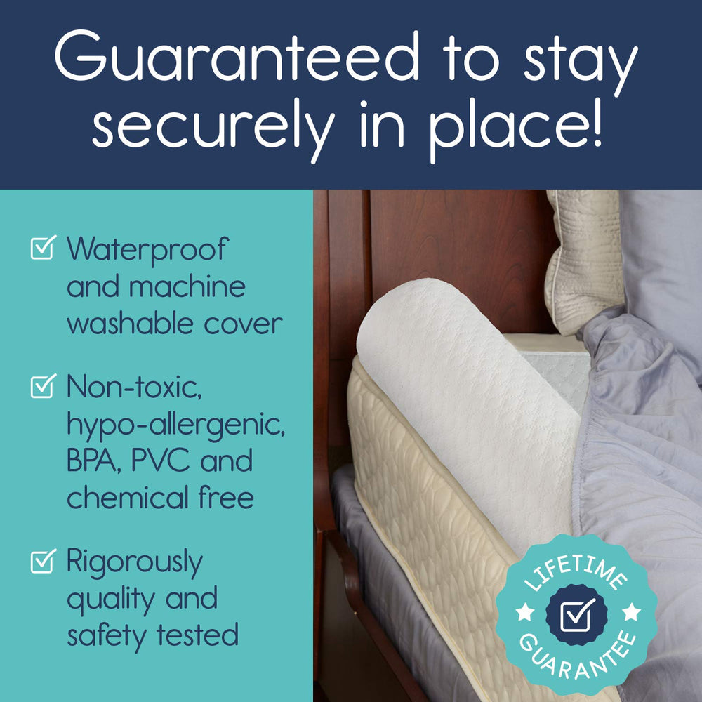 Hiccapop bed rail fits king, queen, full and twin beds.