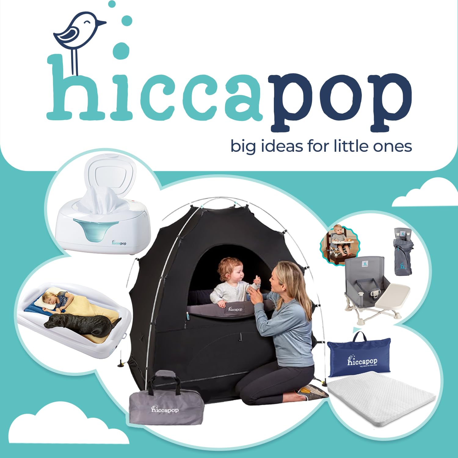 hiccapop Daydreamer dual-access doors for side-entry playards