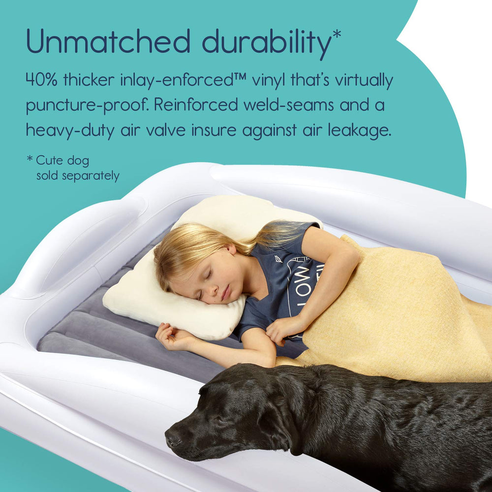 hiccapop bed inflates in under 30 seconds for quick setup