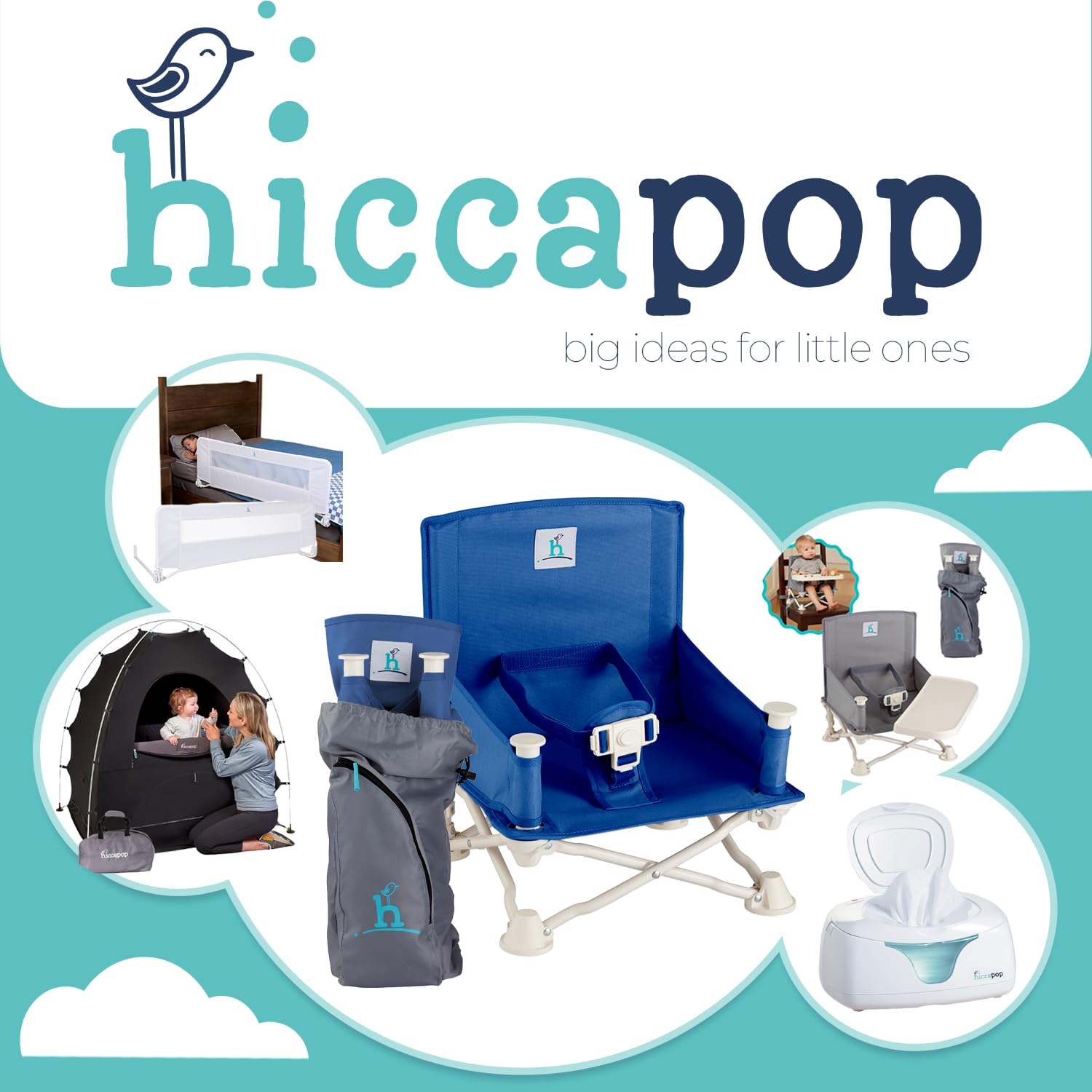 hiccapop OmniBoost comfy safety harness with one hand buckle release