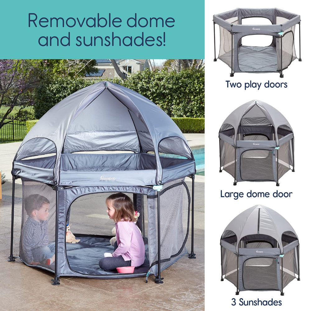Durable hiccapop PlayPod frame suitable for indoor and outdoor use