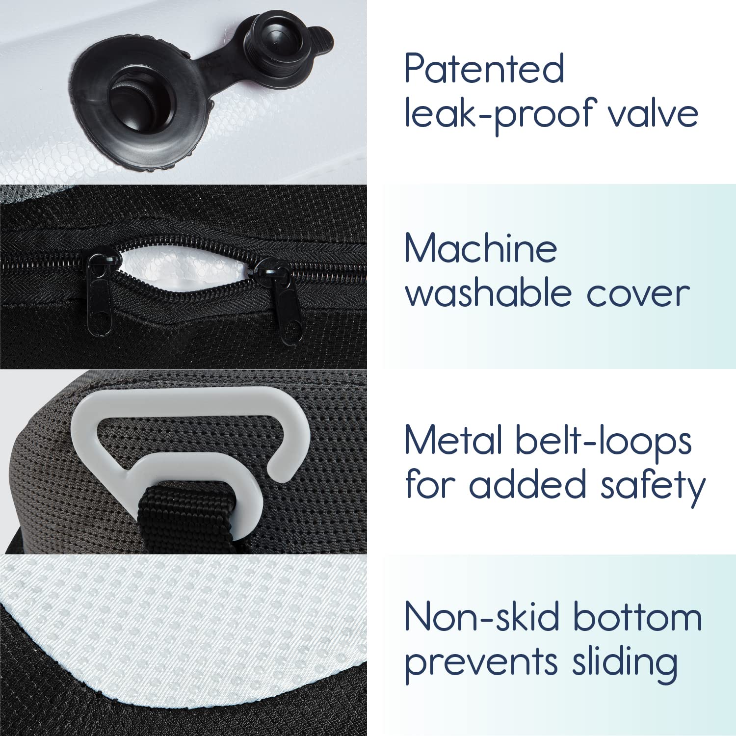 hiccapop UberBoost belt-positioning clips help belts sit properly.