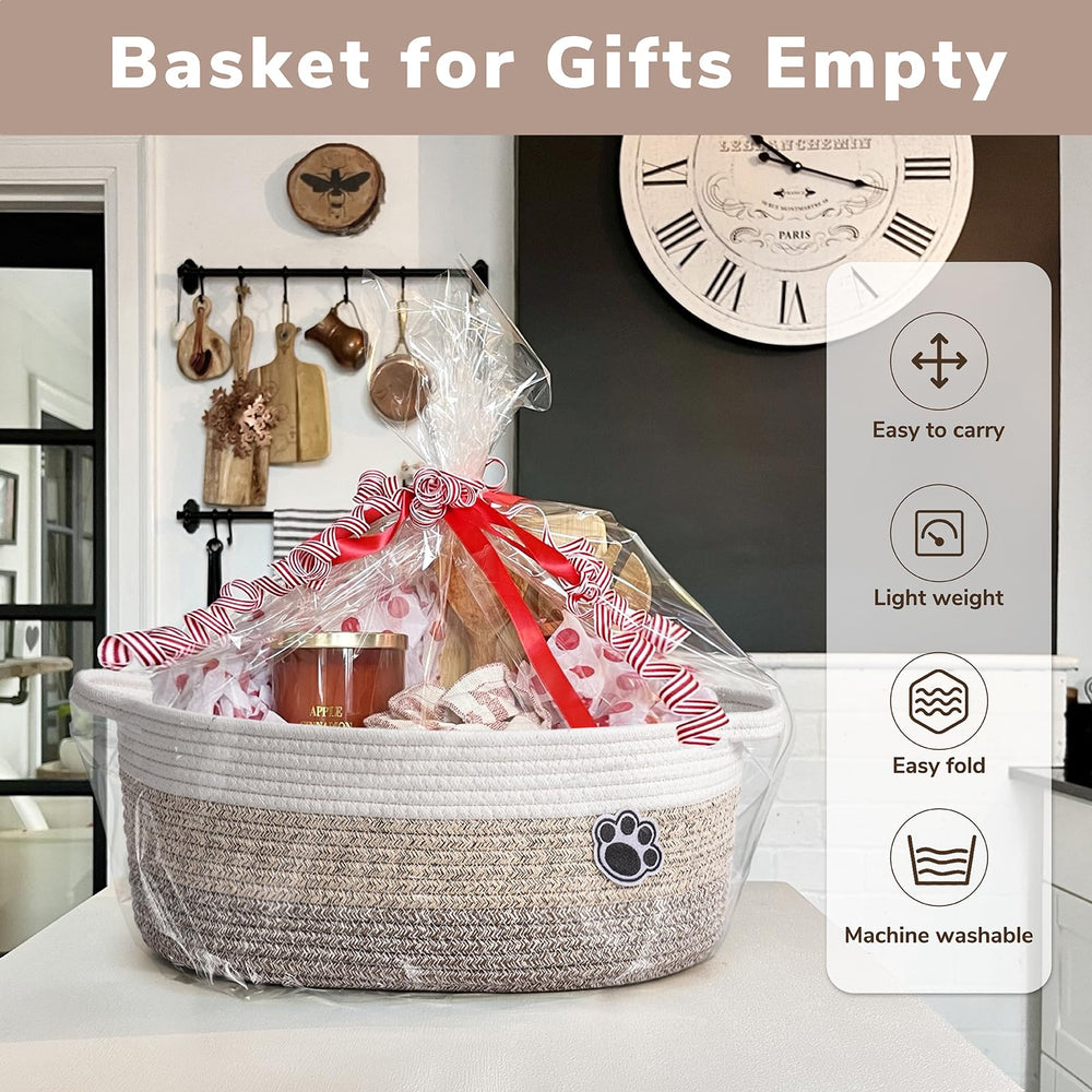 HiChen basket folds flat for easy storage when not used.