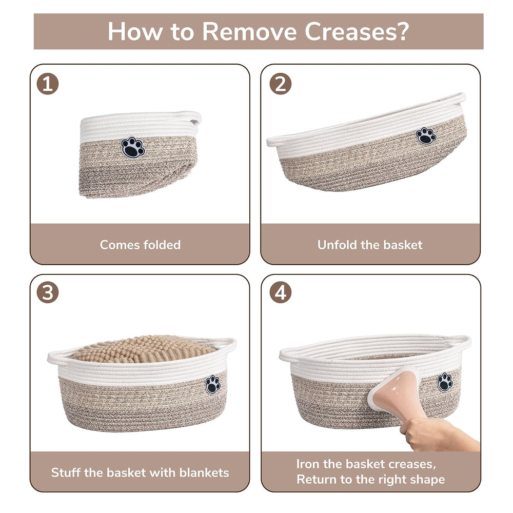HiChen dog storage basket makes a thoughtful gift for pet lovers.