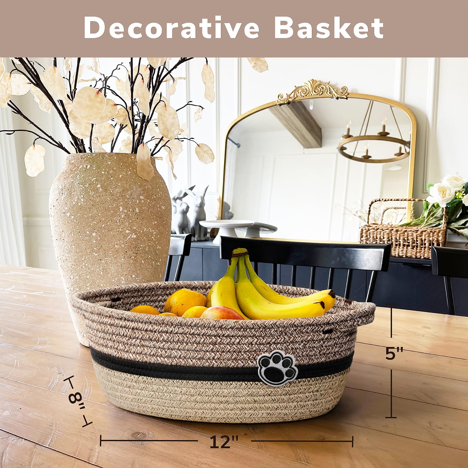 HiChen machine-washable basket for easy cleaning and everyday use.