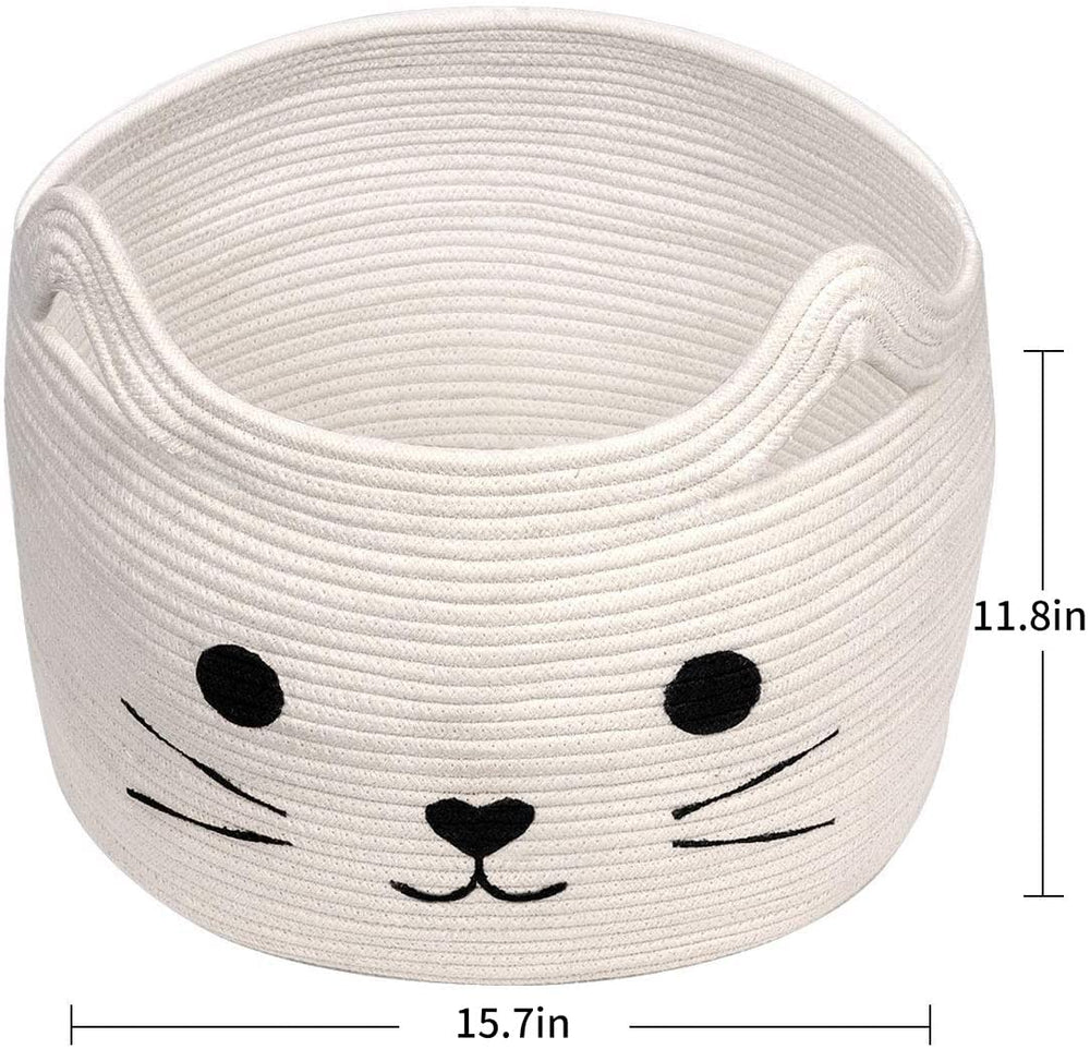 HiChen washable basket with spot cleaning guidance and care