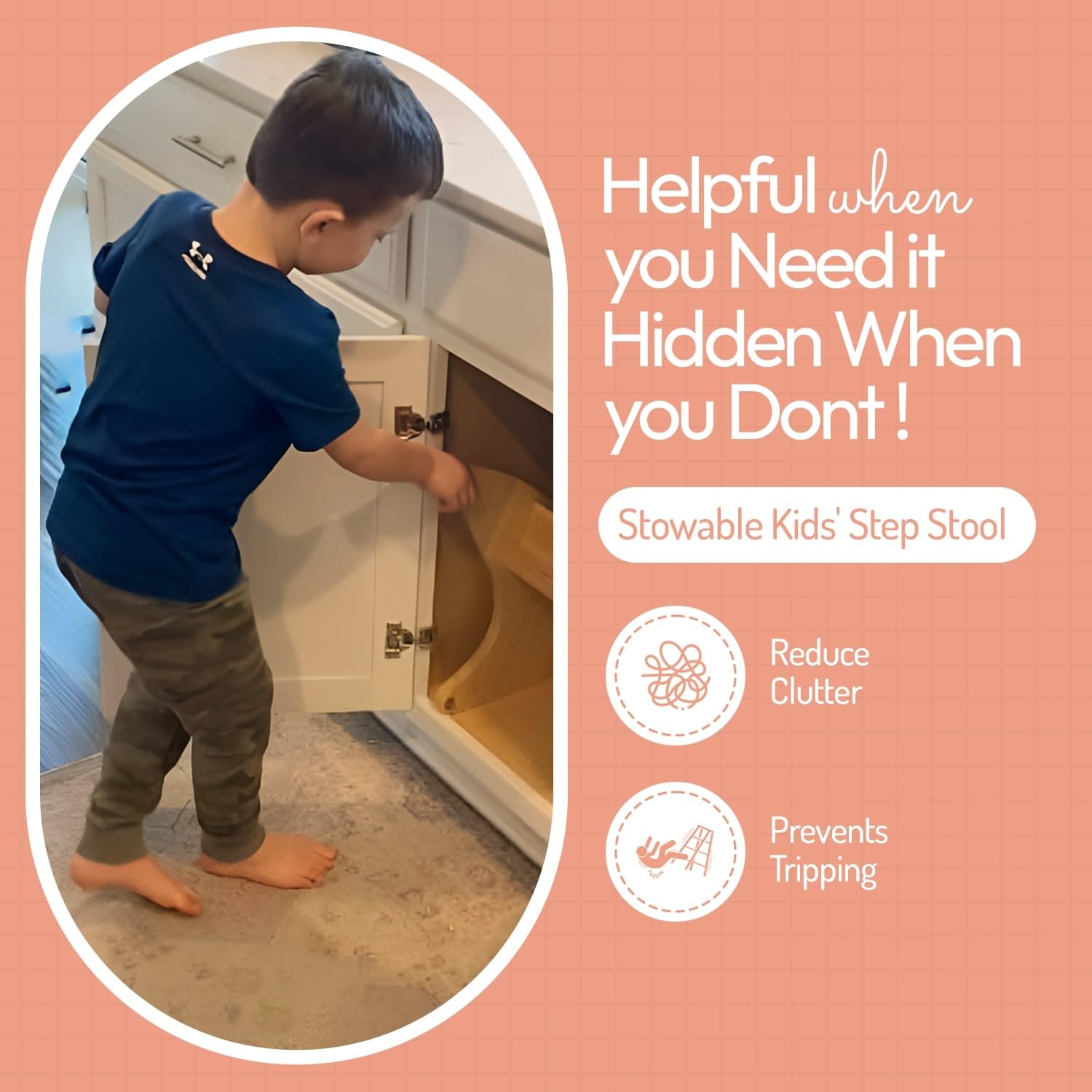 Hidden Helper gel tape installation option for renters without holes.