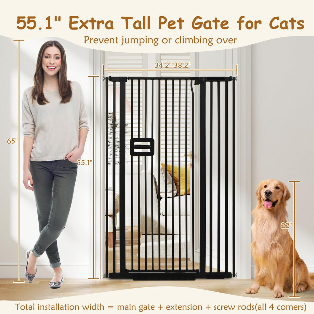 HIDOG gate side mount demonstrates compact fit for narrow hallway openings