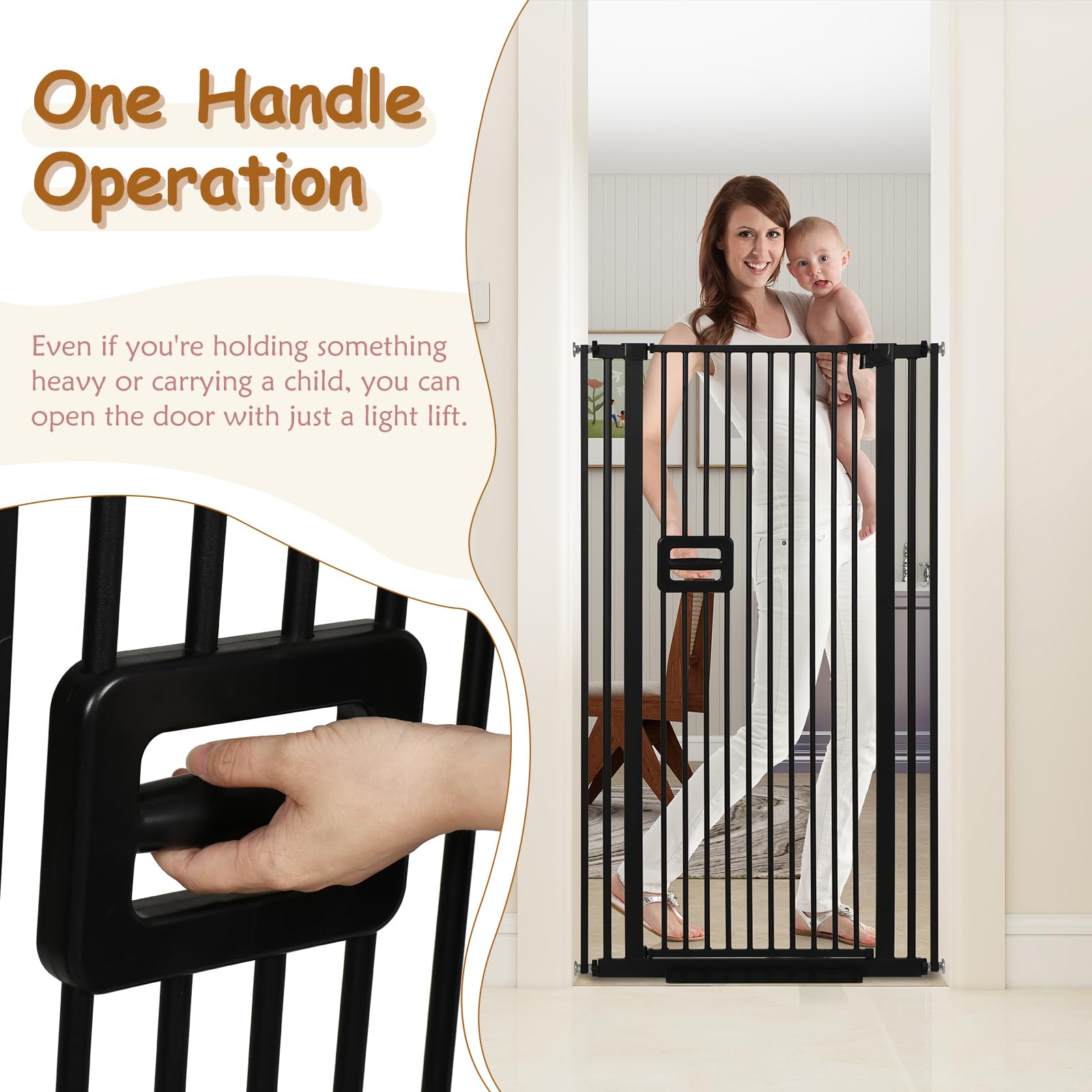 HIDOG dual safety locks prevent accidental openings by children.