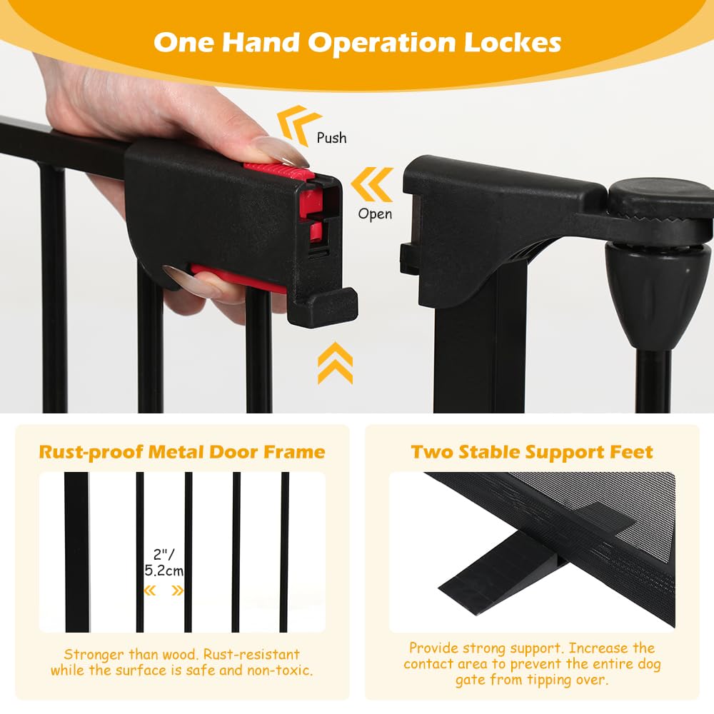 HIDOG foldable five-panel gate adapts to doorways and spaces.